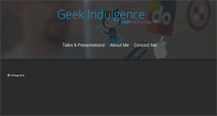 Desktop Screenshot of geekindulgence.com